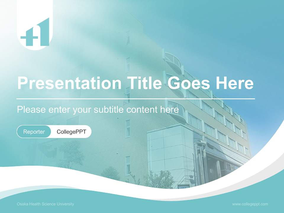 Osaka Health Science University Lecture Sharing and Networking Event PPT Template4:3 ratio PPT effect preview image4