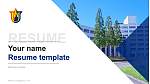 North Asia University Resume PPT Template