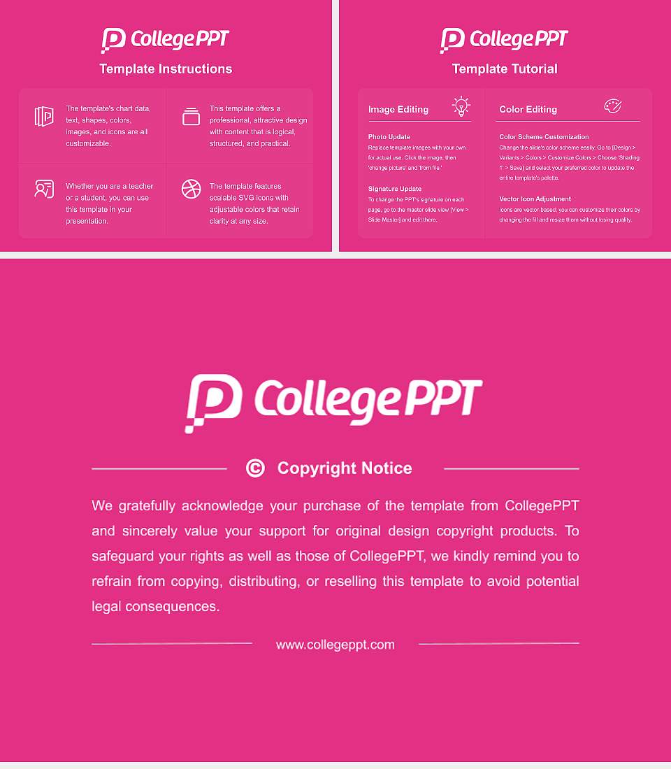 Professional College of Arts and Tourism Course/Courseware Creation PPT Template4:3 ratio PPT effect preview image5