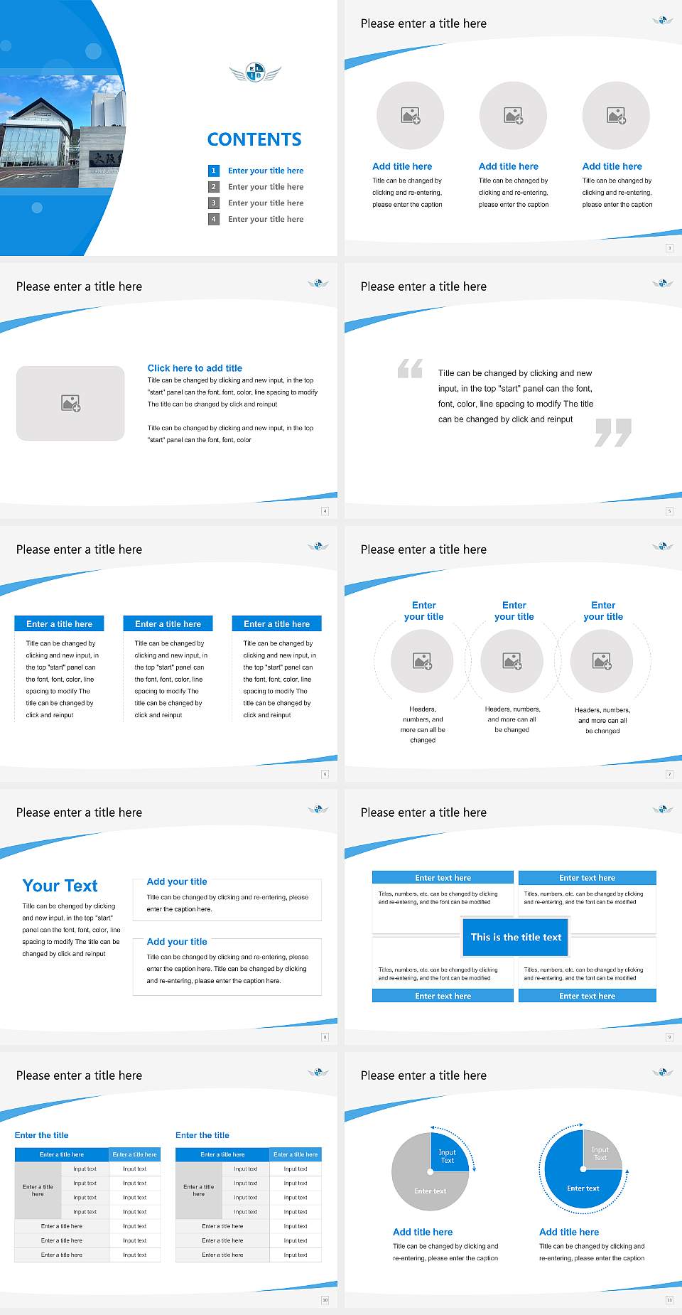 Osaka University of Economics and Law Course/Courseware Creation PPT Template4:3 ratio PPT effect preview image2
