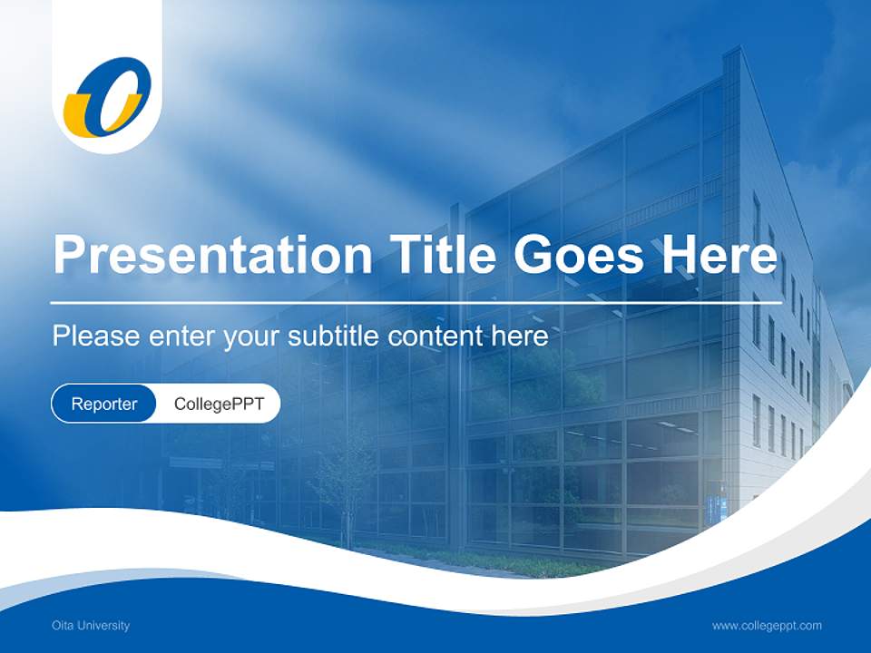 Oita University Lecture Sharing and Networking Event PPT Template4:3 ratio PPT effect preview image4