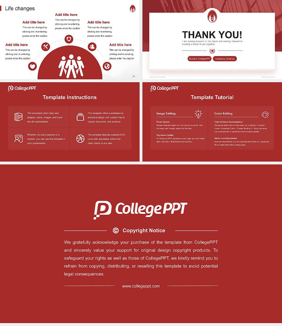 Osaka Kyoiku University National Scholarship Defense PPT Template16:9 ratio PPT effect preview image4