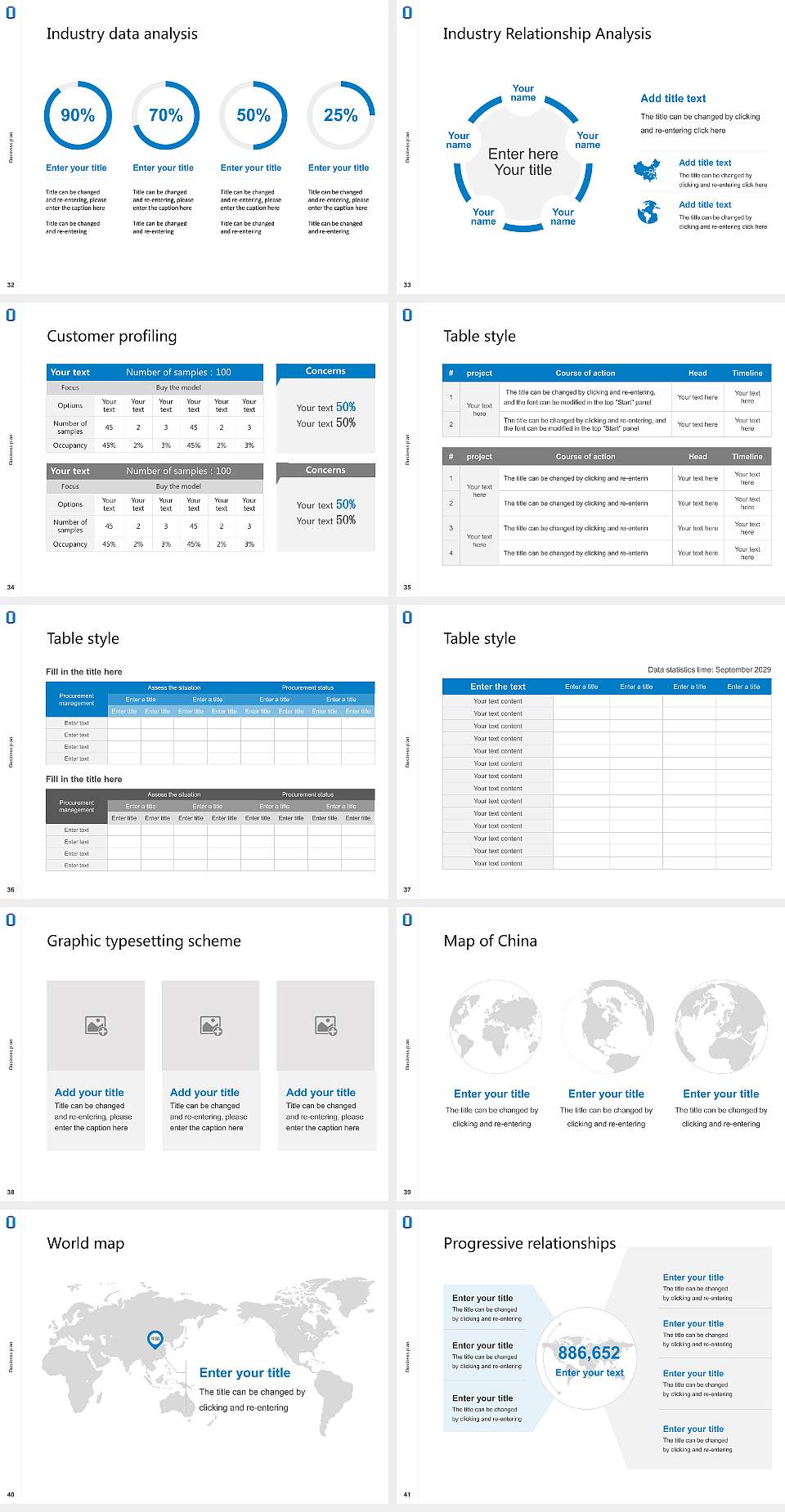 Okayama University Competition/Entrepreneurship Contest PPT Template4:3 ratio PPT effect preview image5