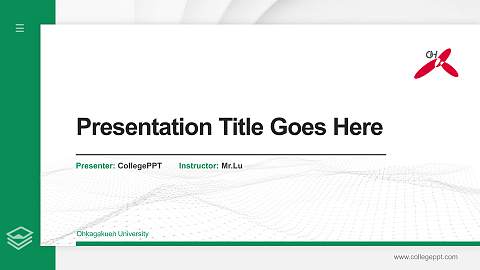 Ohkagakuen University Thesis Proposal/Graduation Defense PPT Template