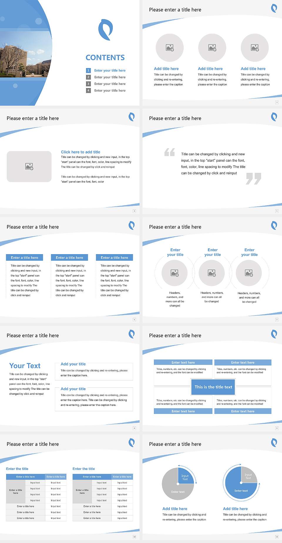 Osaka Dental University Course/Courseware Creation PPT Template4:3 ratio PPT effect preview image2