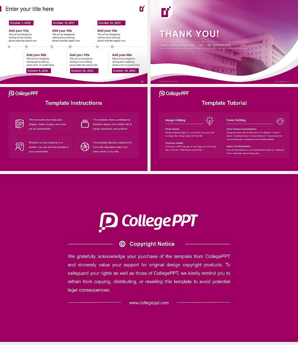 Okayama Gakuin University Lecture Sharing and Networking Event PPT Template16:9 ratio PPT effect preview image4