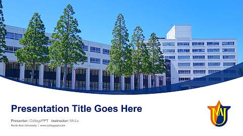 North Asia University Course/Courseware Creation PPT Template