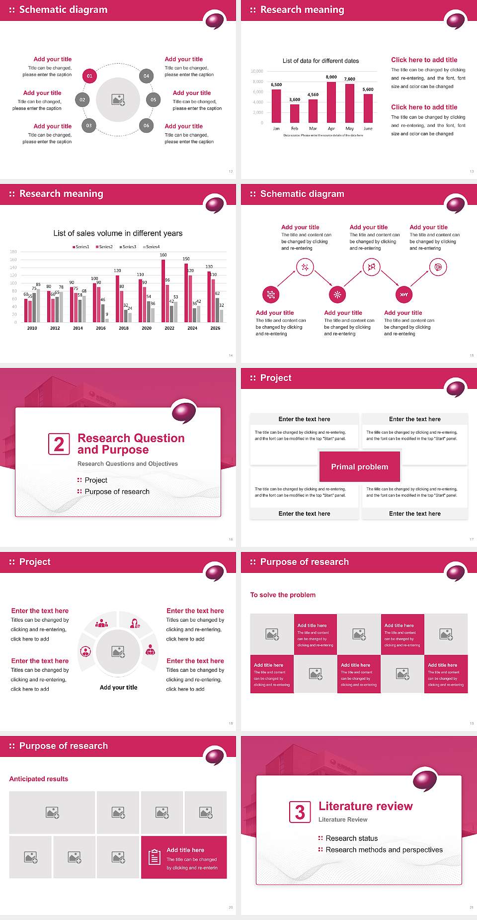 Osaka University of Commerce Graduation Thesis Defense PPT Template4:3 ratio PPT effect preview image3