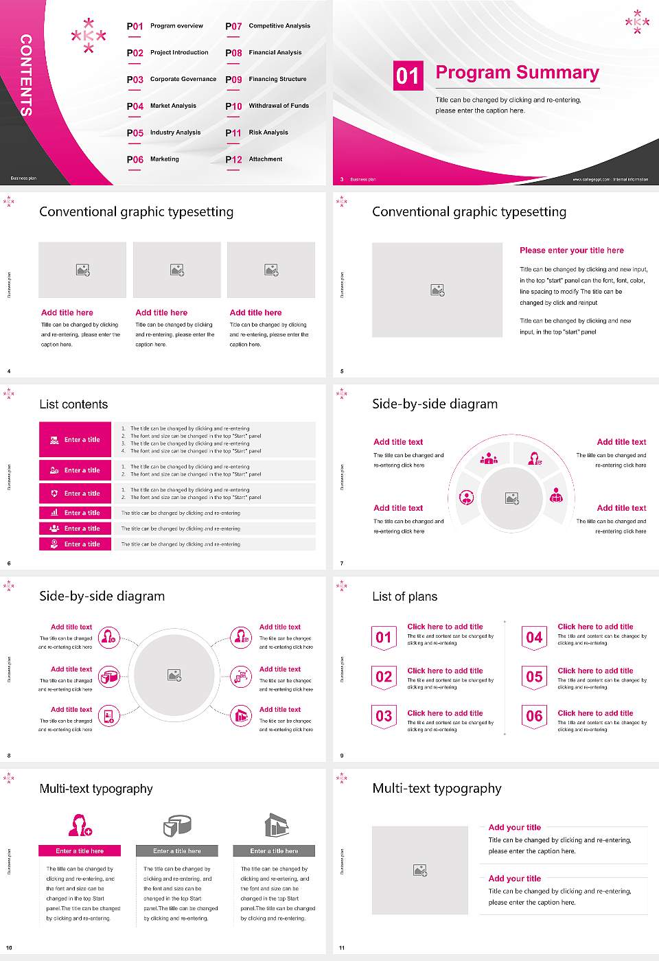 Osaka University of Economics Competition/Entrepreneurship Contest PPT Template16:9 ratio PPT effect preview image2