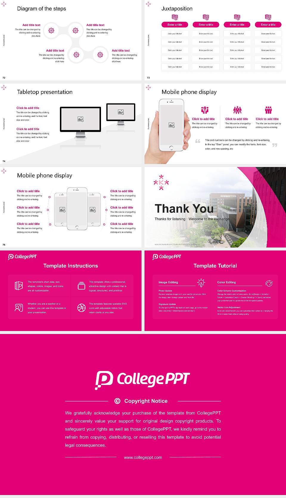 Osaka University of Economics Competition/Entrepreneurship Contest PPT Template16:9 ratio PPT effect preview image9