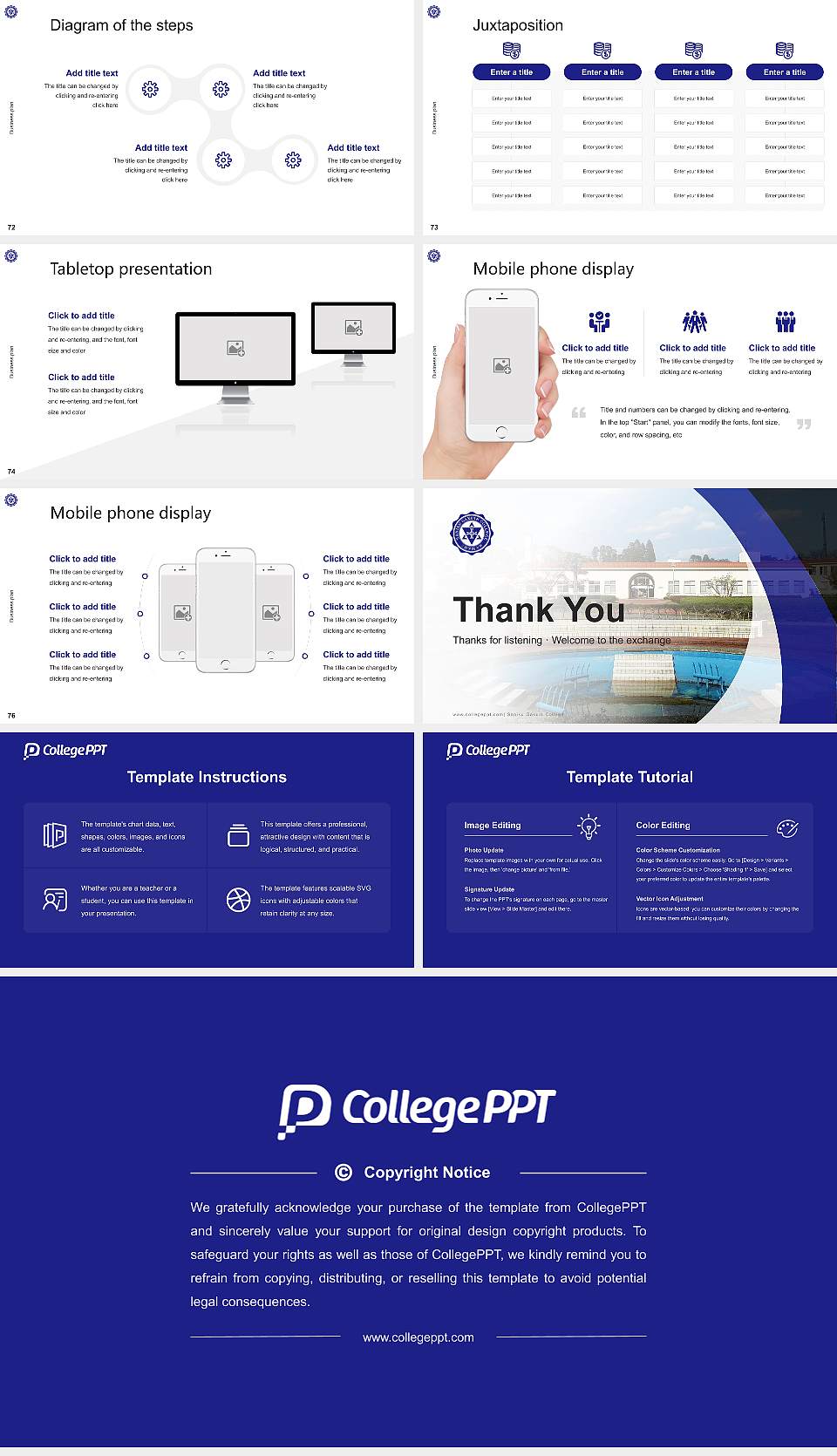 Saniku Gakuin College Competition/Entrepreneurship Contest PPT Template16:9 ratio PPT effect preview image9
