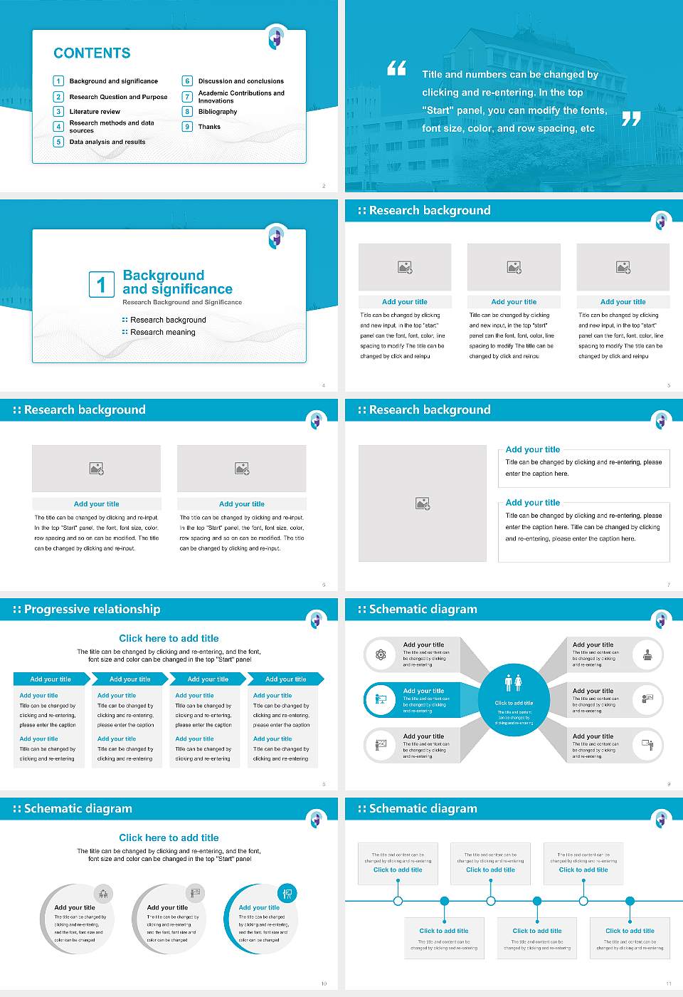 Okazaki Women’s University Graduation Thesis Defense PPT Template16:9 ratio PPT effect preview image2