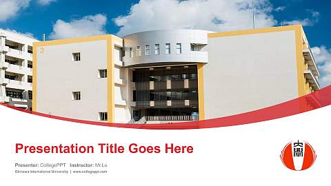 Okinawa International University Course/Courseware Creation PPT Template