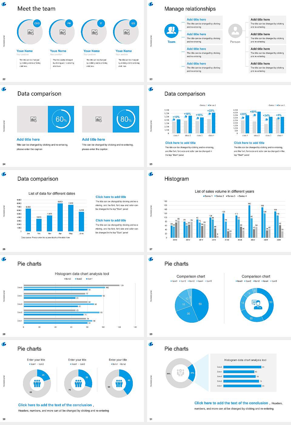Otemon Gakuin University Competition/Entrepreneurship Contest PPT Template16:9 ratio PPT effect preview image4