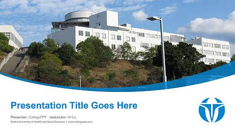 Osaka University of Health and Sport Sciences Course/Courseware Creation PPT Template