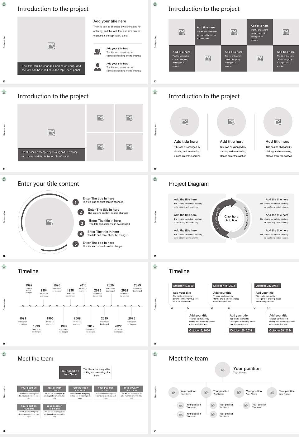 Onomichi City University Competition/Entrepreneurship Contest PPT Template16:9 ratio PPT effect preview image3