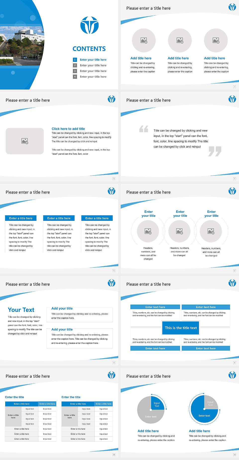 Osaka University of Health and Sport Sciences Course/Courseware Creation PPT Template4:3 ratio PPT effect preview image2