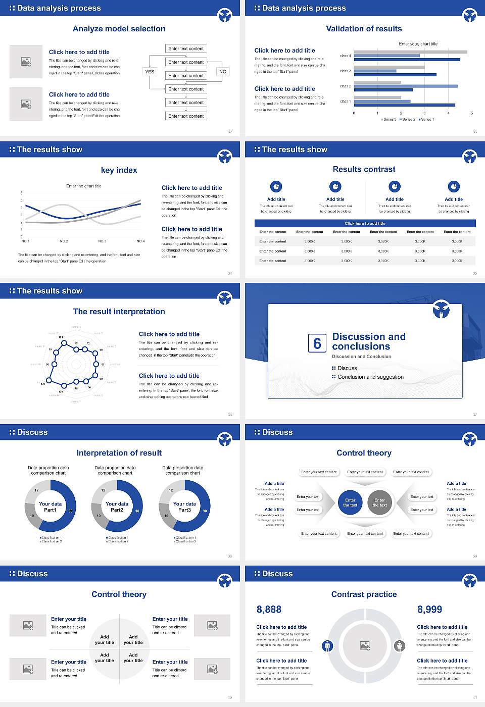 Osaka Prefecture University Graduation Thesis Defense PPT Template16:9 ratio PPT effect preview image5