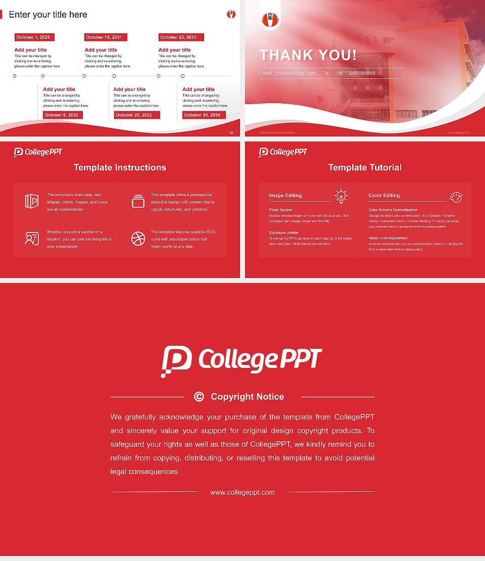 Okinawa International University Lecture Sharing and Networking Event PPT Template16:9 ratio PPT effect preview image4
