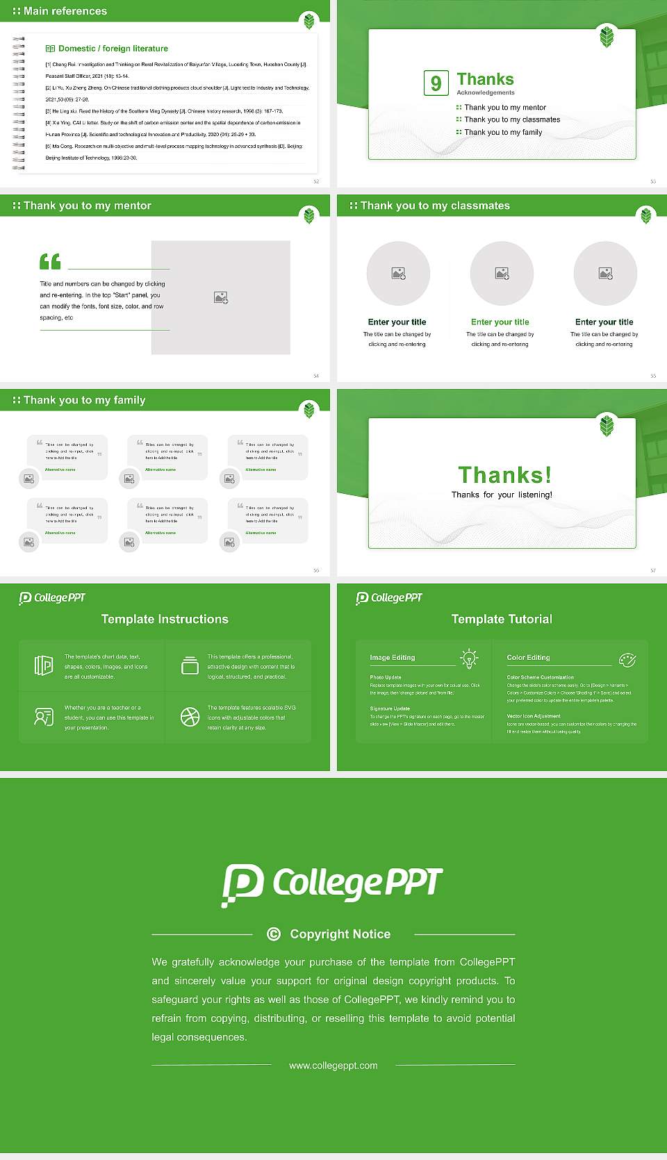 Obihiro University of Agriculture and Veterinary Medicine Graduation Thesis Defense PPT Template16:9 ratio PPT effect preview image7