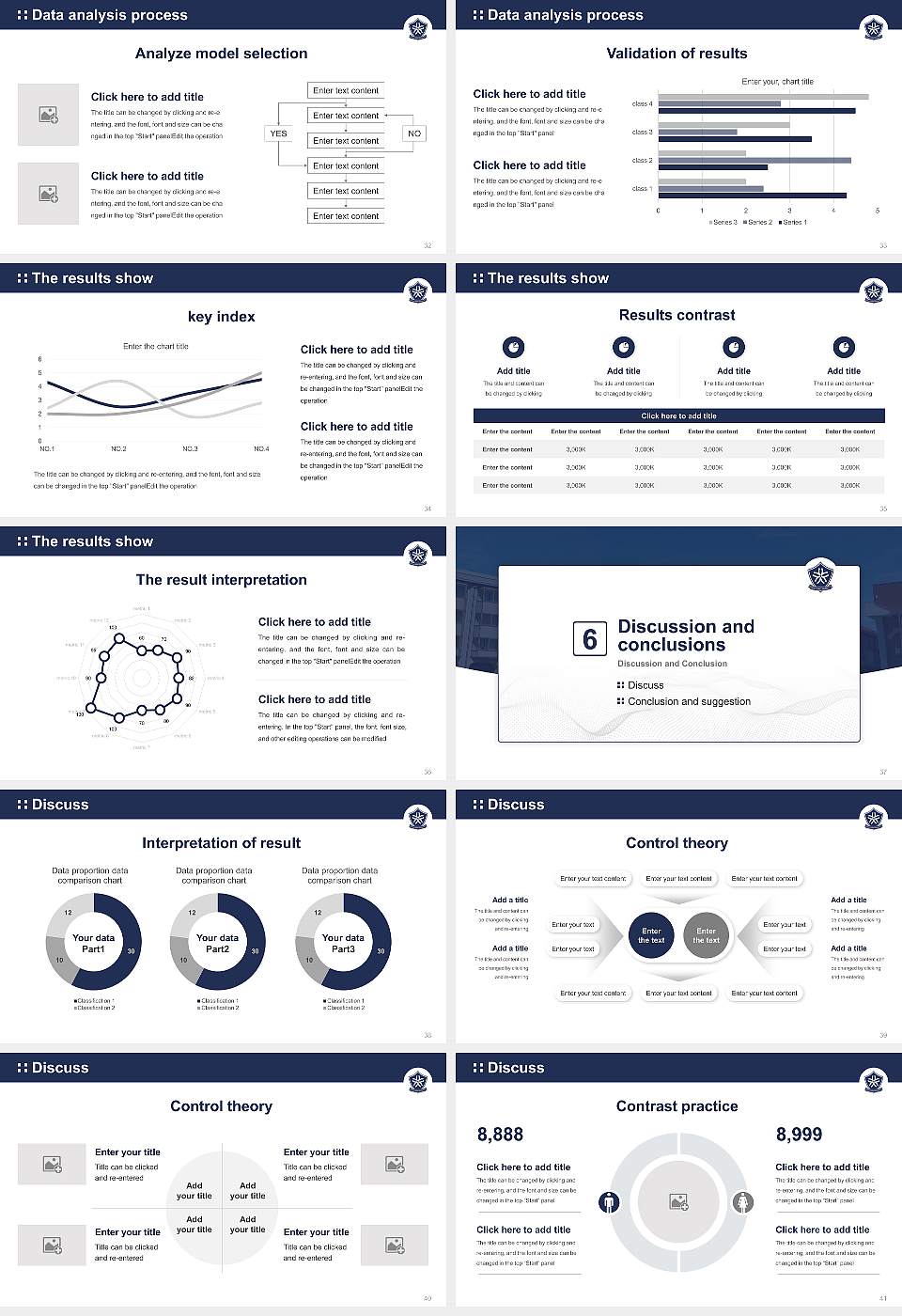 Osaka Seikei University Graduation Thesis Defense PPT Template16:9 ratio PPT effect preview image5