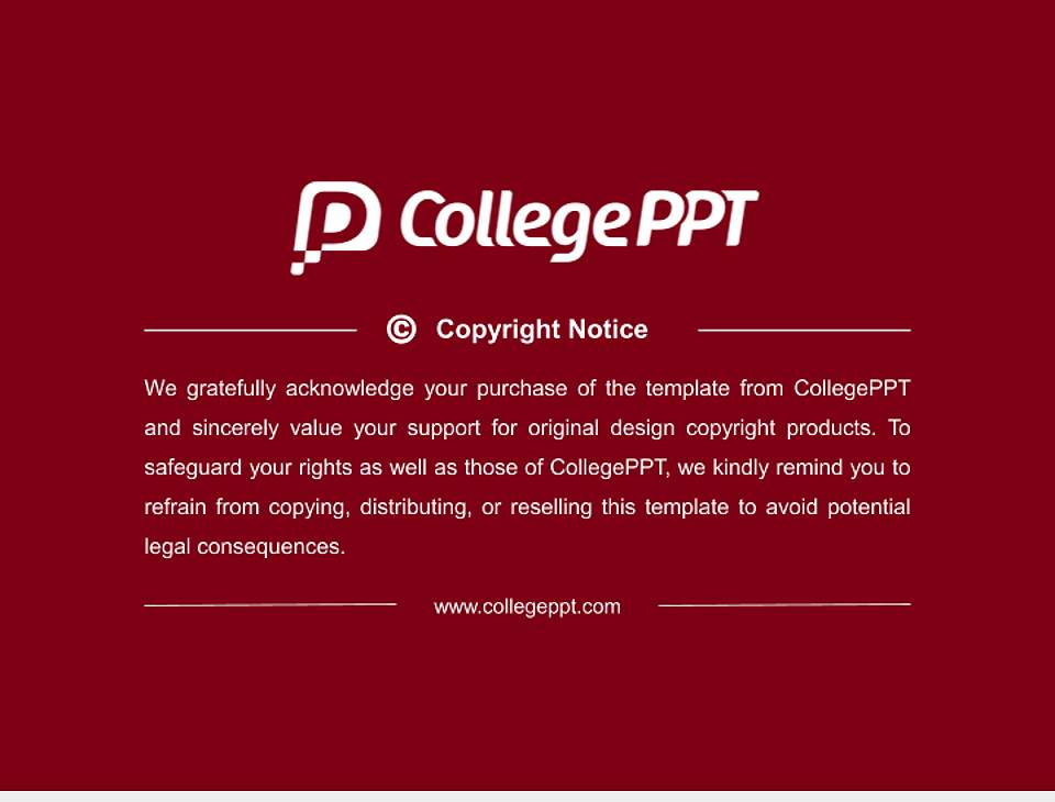 Otaru University of Commerce Resume PPT Template4:3 ratio PPT effect preview image5