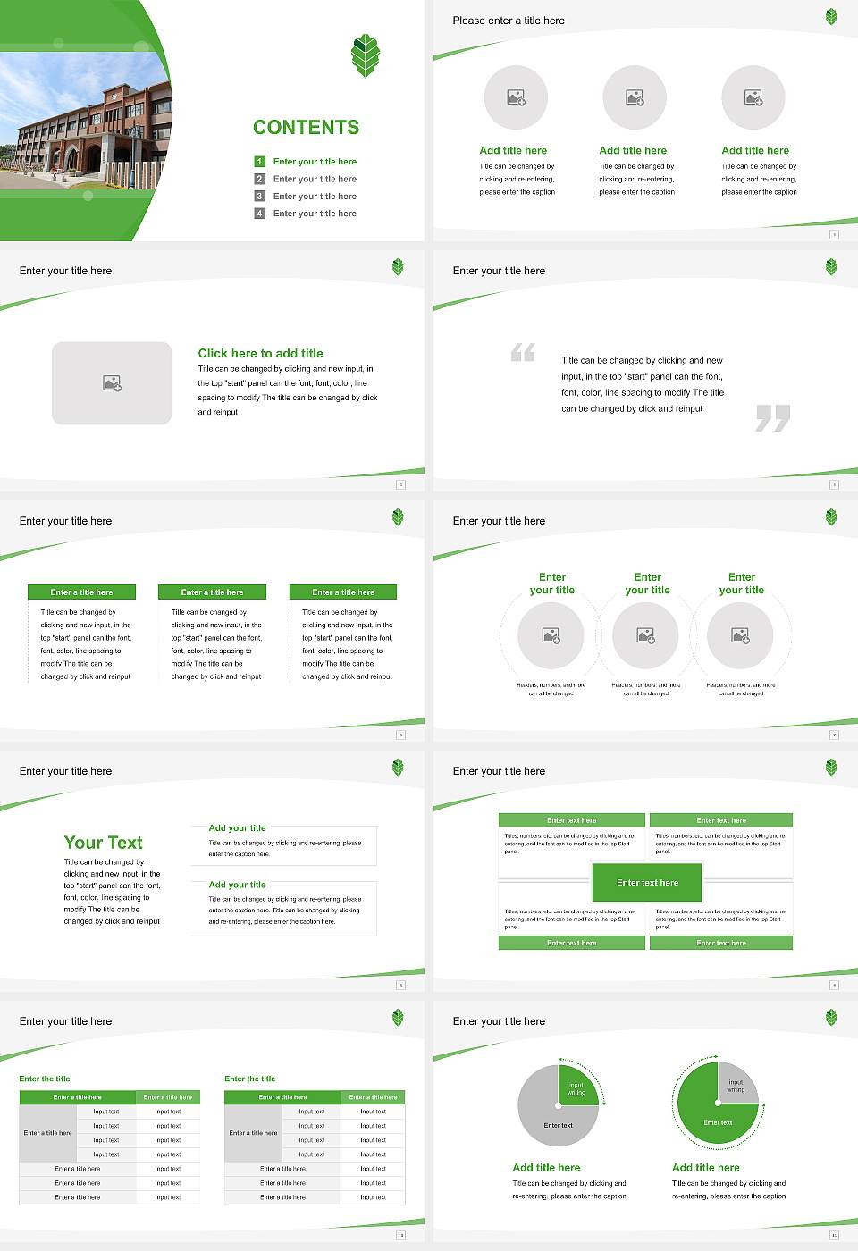 Obihiro University of Agriculture and Veterinary Medicine Course/Courseware Creation PPT Template16:9 ratio PPT effect preview image2