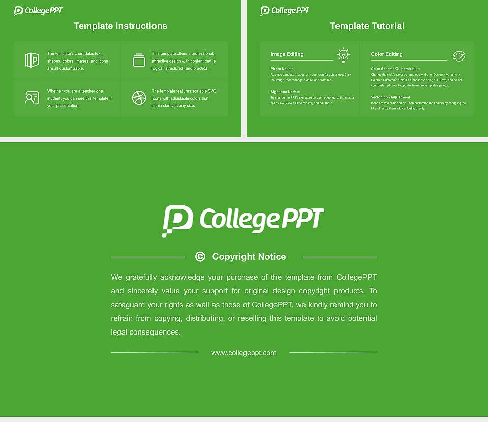 Obihiro University of Agriculture and Veterinary Medicine Course/Courseware Creation PPT Template16:9 ratio PPT effect preview image5