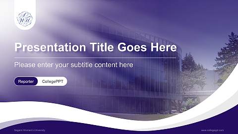 Sagami Women’s University Lecture Sharing and Networking Event PPT Template