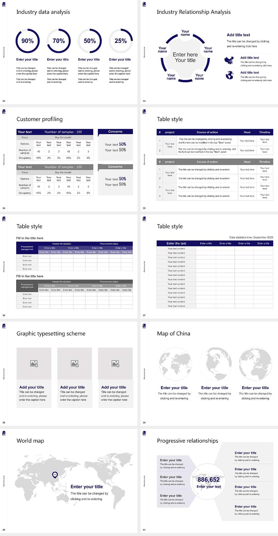 Osaka Gakuin University Competition/Entrepreneurship Contest PPT Template4:3 ratio PPT effect preview image5