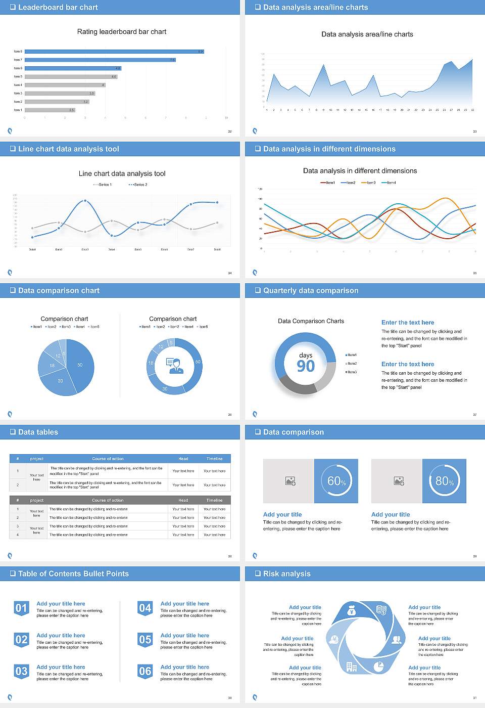 Osaka Dental University General PPT Template16:9 ratio PPT effect preview image4