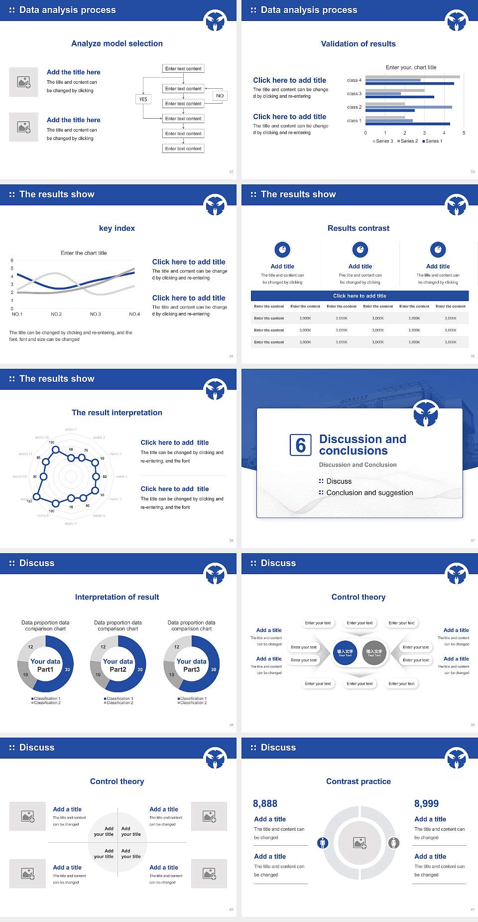 Osaka Prefecture University Graduation Thesis Defense PPT Template4:3 ratio PPT effect preview image5