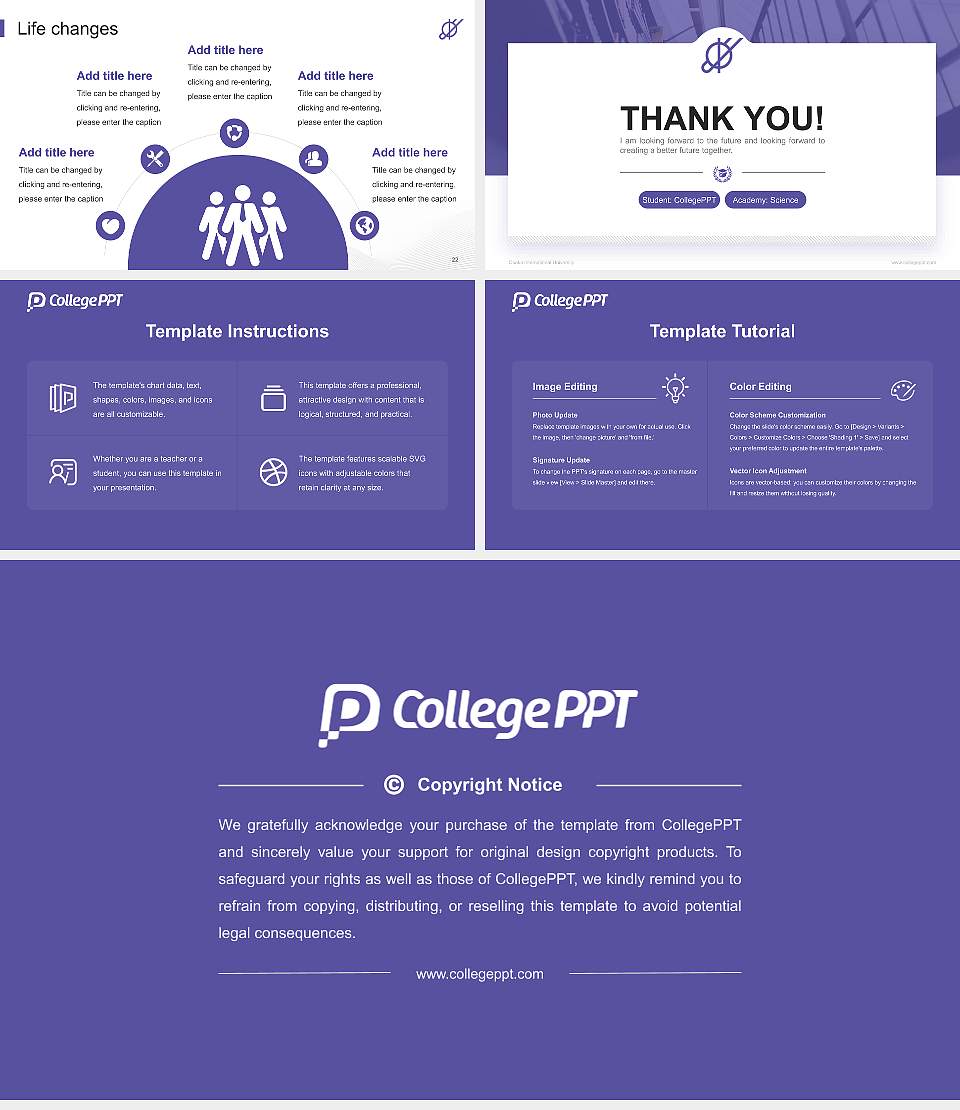 Osaka International University National Scholarship Defense PPT Template16:9 ratio PPT effect preview image4