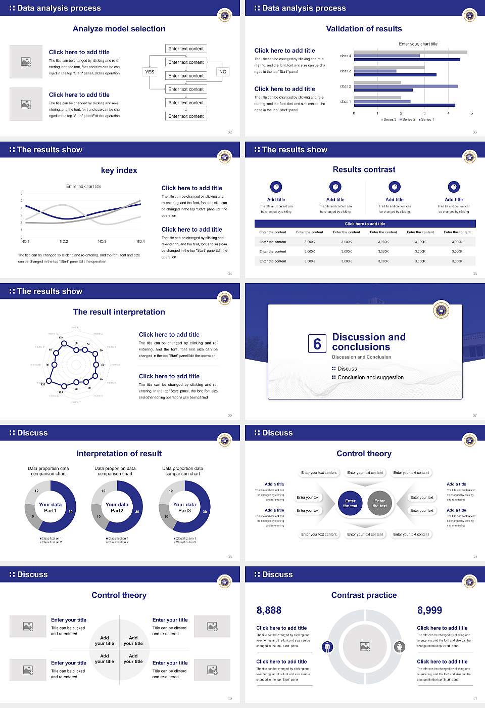 Notre Dame Seishin University Graduation Thesis Defense PPT Template16:9 ratio PPT effect preview image5