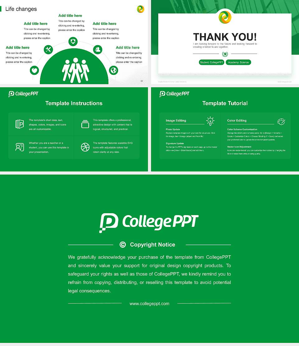 Osaka Electro-Communication University National Scholarship Defense PPT Template16:9 ratio PPT effect preview image4