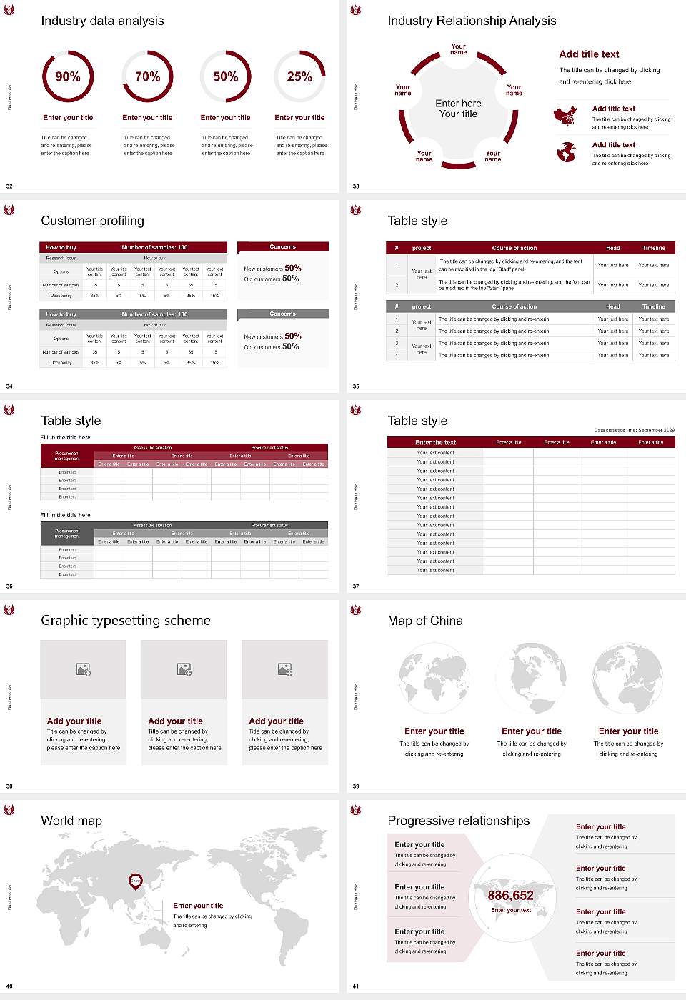 Otaru University of Commerce Competition/Entrepreneurship Contest PPT Template16:9 ratio PPT effect preview image5