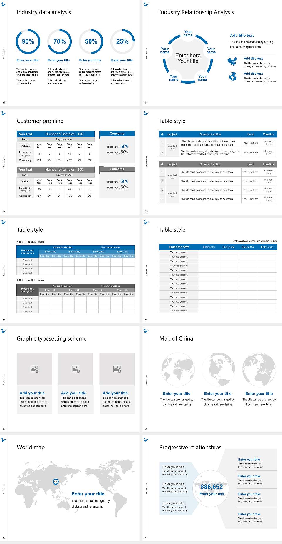 Prefectural University of Shōbara Competition/Entrepreneurship Contest PPT Template4:3 ratio PPT effect preview image5