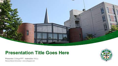 Rakuno Gakuen University Course/Courseware Creation PPT Template