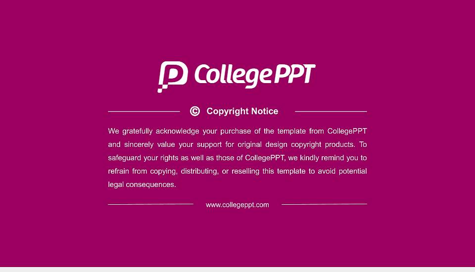 Okayama Gakuin University General PPT Template16:9 ratio PPT effect preview image6