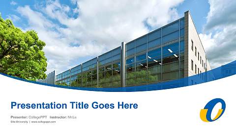 Oita University Course/Courseware Creation PPT Template