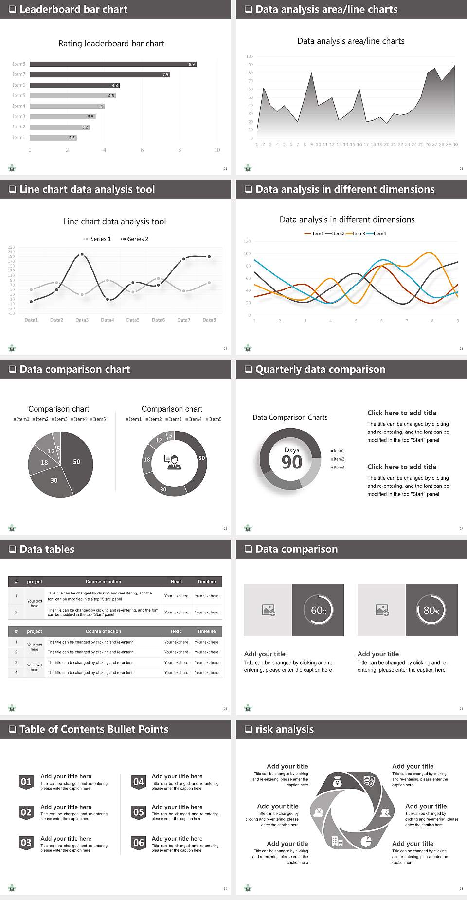 Onomichi City University General PPT Template4:3 ratio PPT effect preview image4