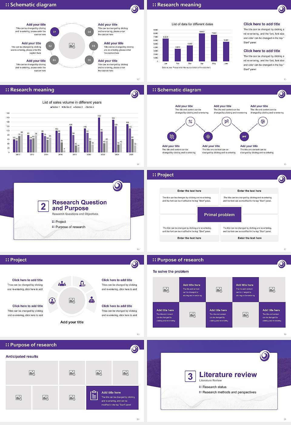 Okayama Prefectural University Graduation Thesis Defense PPT Template16:9 ratio PPT effect preview image3