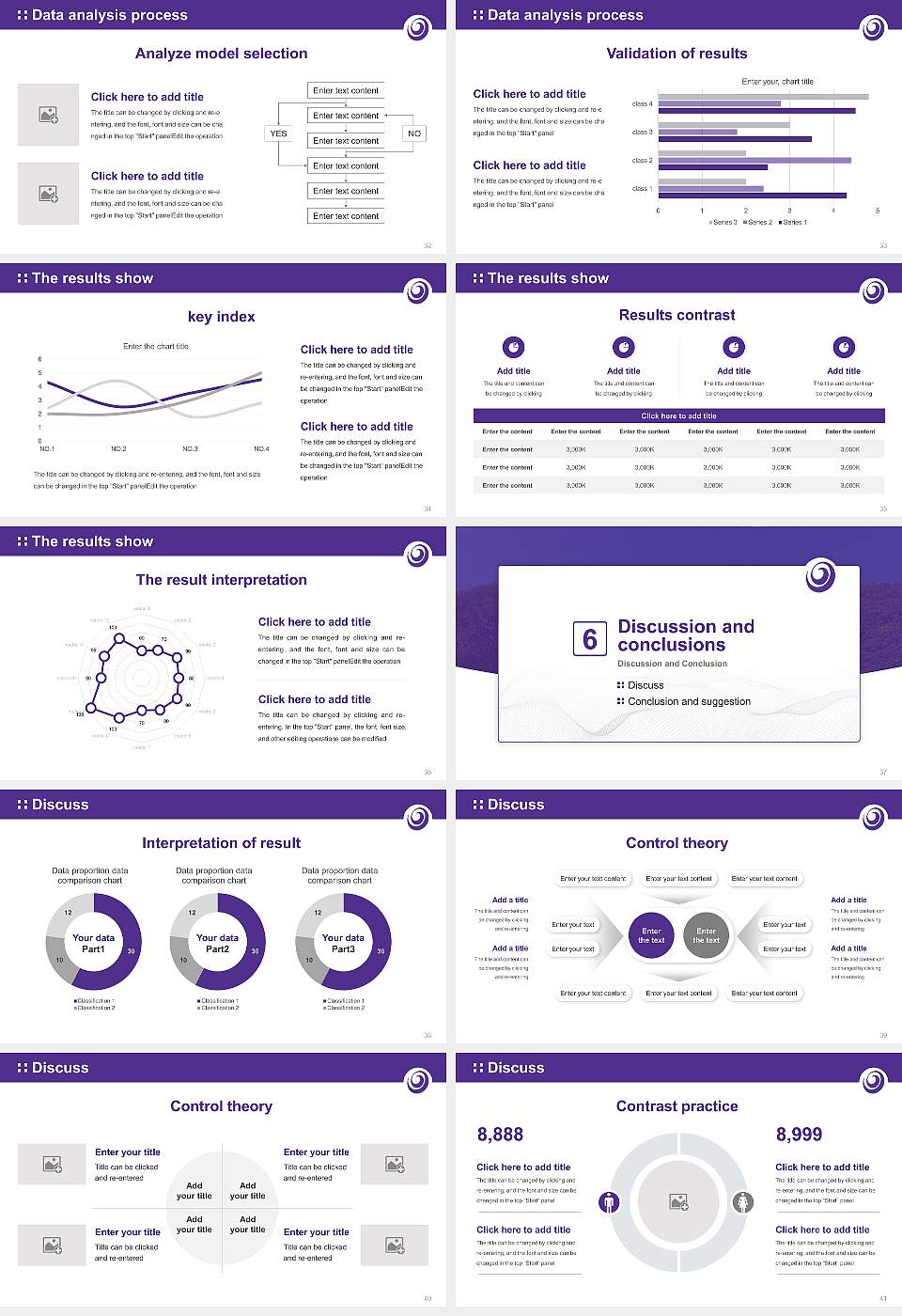 Okayama Prefectural University Graduation Thesis Defense PPT Template16:9 ratio PPT effect preview image5