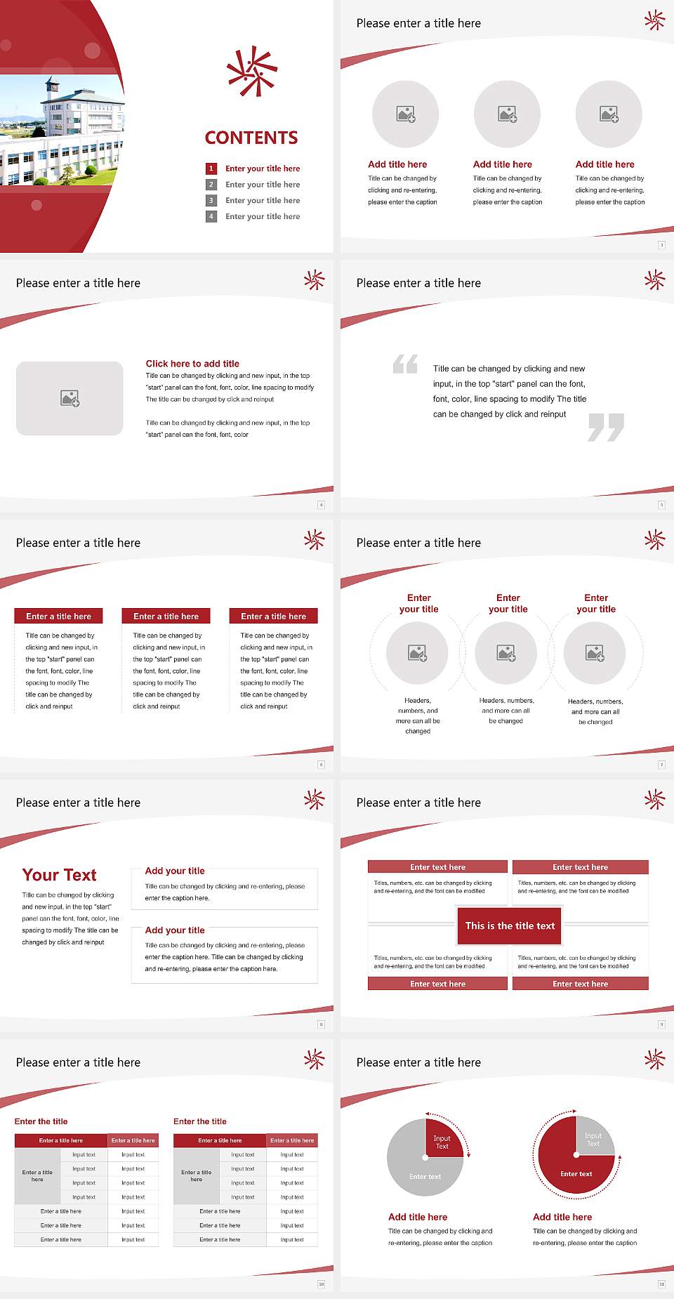 Osaka Ohtani University Course/Courseware Creation PPT Template4:3 ratio PPT effect preview image2