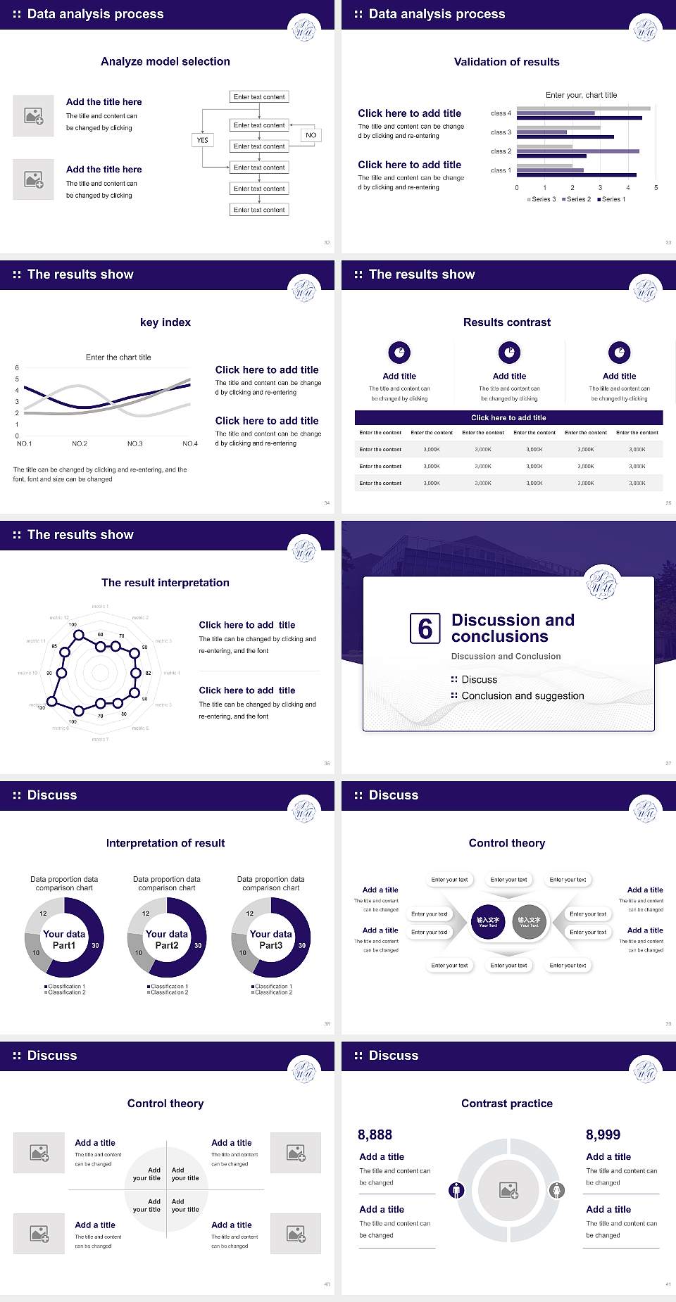 Sagami Women’s University Graduation Thesis Defense PPT Template4:3 ratio PPT effect preview image5