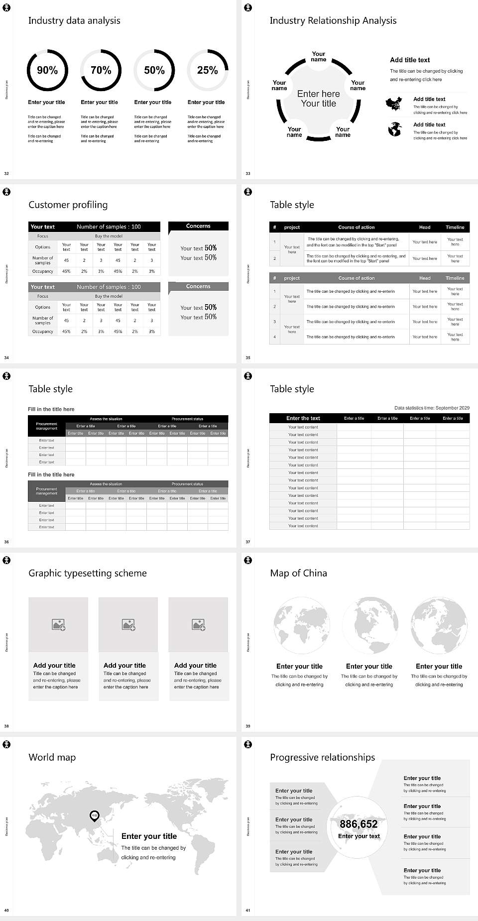 Osaka University of Arts Competition/Entrepreneurship Contest PPT Template4:3 ratio PPT effect preview image5