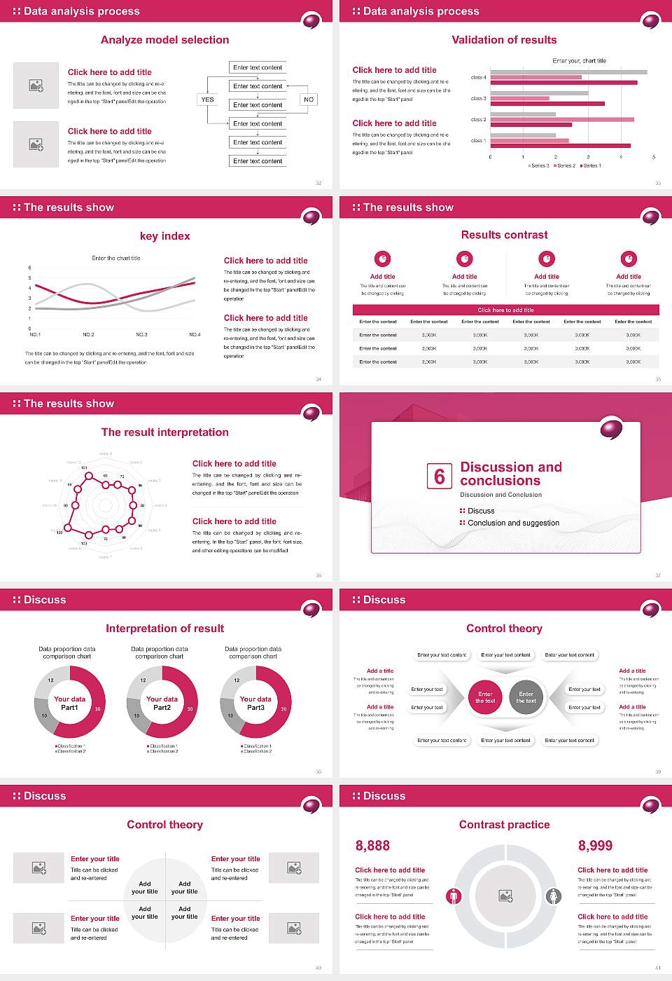 Osaka University of Commerce Graduation Thesis Defense PPT Template16:9 ratio PPT effect preview image5