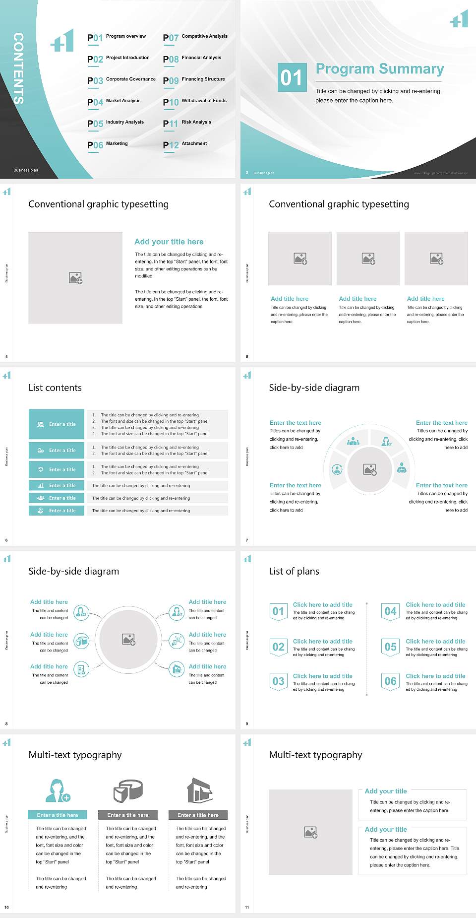 Osaka Health Science University Competition/Entrepreneurship Contest PPT Template4:3 ratio PPT effect preview image2