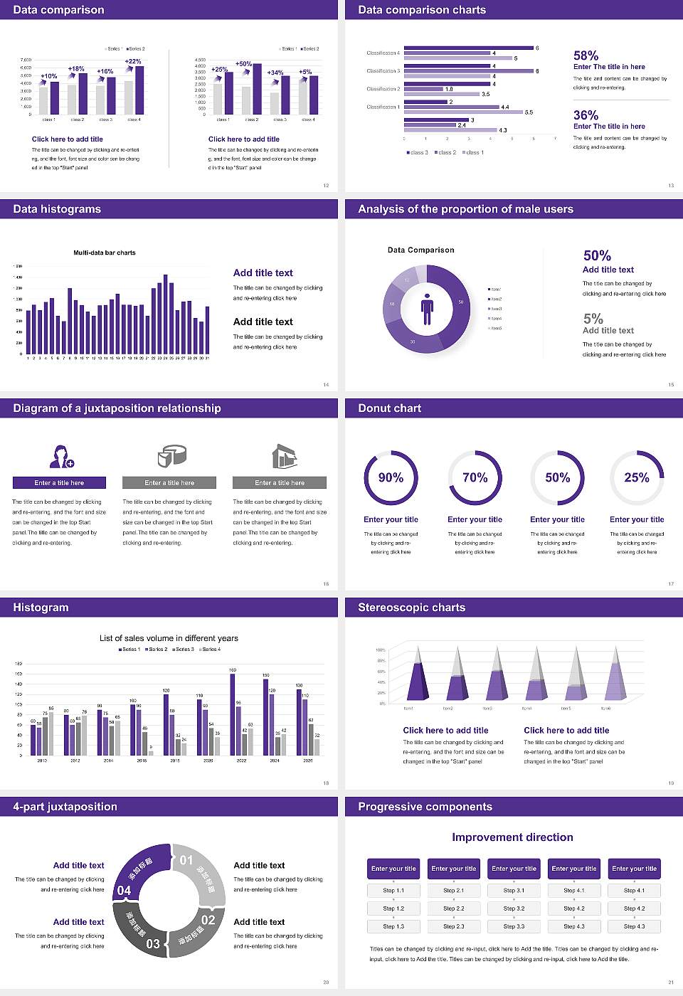 Okayama Prefectural University Thesis Proposal/Graduation Defense PPT Template16:9 ratio PPT effect preview image3