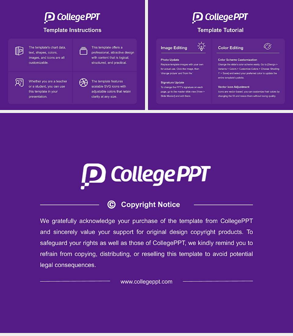 Rikkyo University Course/Courseware Creation PPT Template4:3 ratio PPT effect preview image5